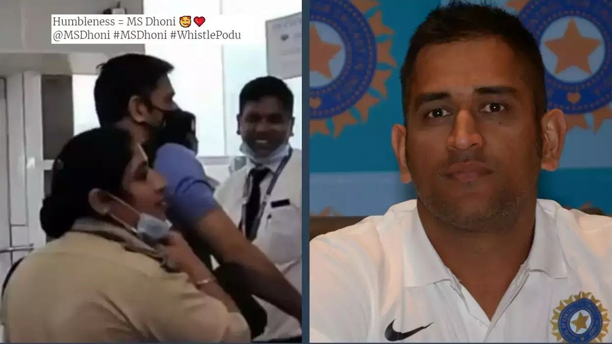 WATCH | Dhoni's Humble Act Towards Fans at Ranchi Airport is UNMISSABLE